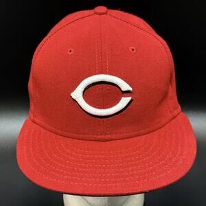 Cincinnati Reds Hat MLB Authentic Collection New Era 59FIFTY Cap 7 1/4 Red
